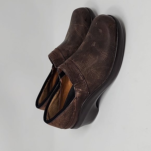 Ariat Santa Cruz Slip On Destresse Leather Clogs Size 9 - Picture 3 of 7